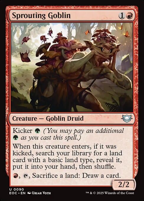 Sprouting Goblin from Edge of Eternities Commander (Uncommon)