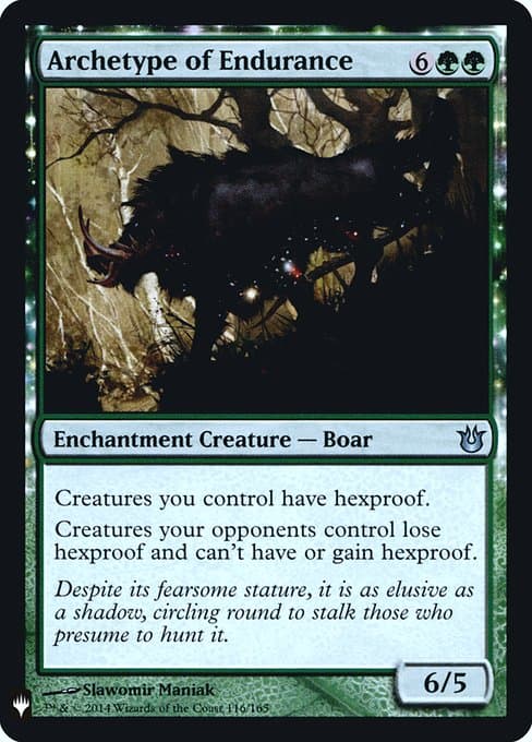 Archetype of Endurance from The List (Uncommon)