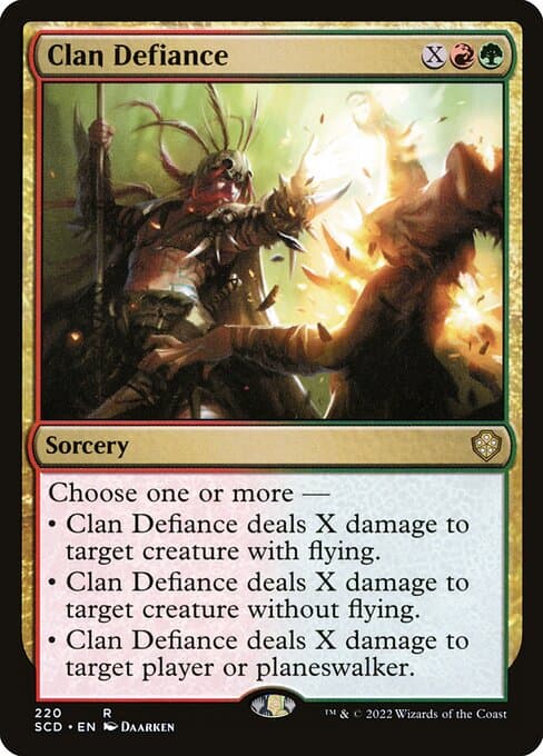 Clan Defiance from Starter Commander Decks (Rare)