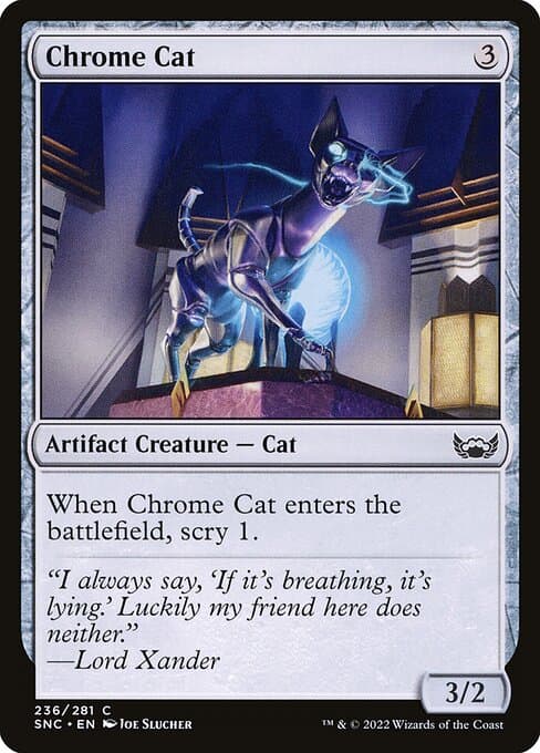 Chrome Cat from Streets of New Capenna (Common)