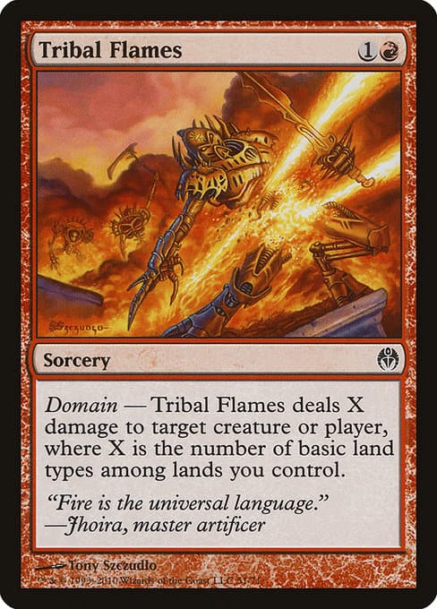 Tribal Flames from Duel Decks: Phyrexia vs. the Coalition (Common)