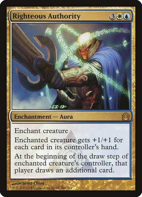 Righteous Authority from Return to Ravnica (Rare)