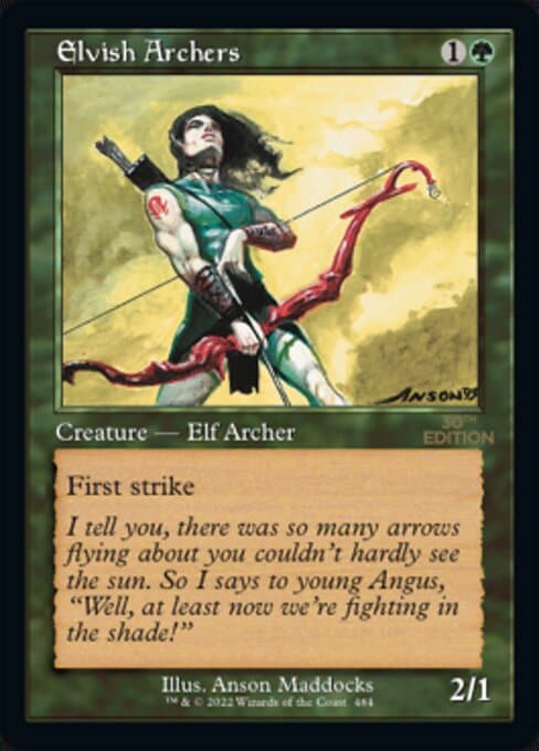 Elvish Archers from 30th Anniversary Edition (Rare)