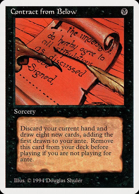 Contract from Below from Summer Magic / Edgar (Rare)