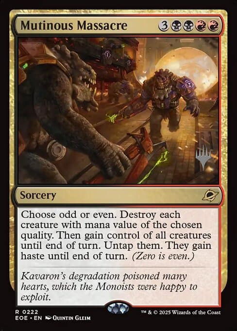 Mutinous Massacre from Edge of Eternities Promos (Rare)