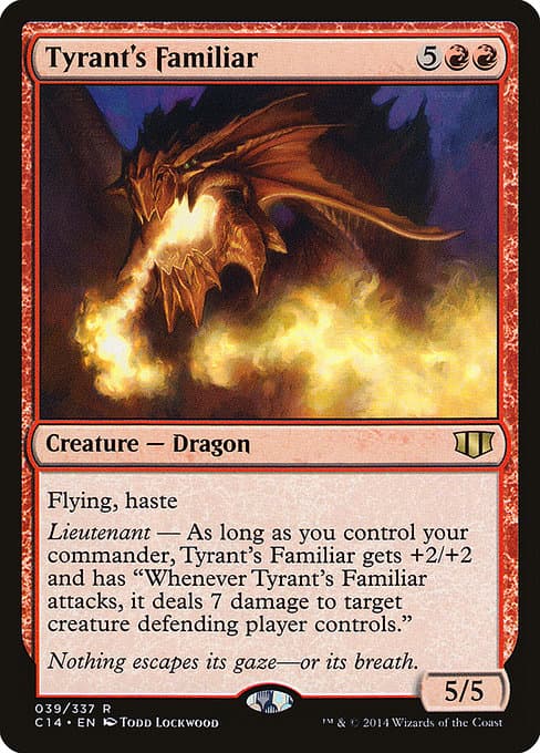 Tyrant's Familiar from Commander 2014 (Rare)