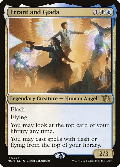 Errant and Giada from March of the Machine Promos (Rare)