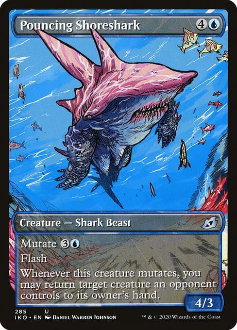 Pouncing Shoreshark from Ikoria: Lair of Behemoths (Uncommon)