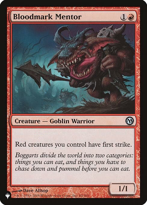 Bloodmark Mentor from The List (Uncommon)