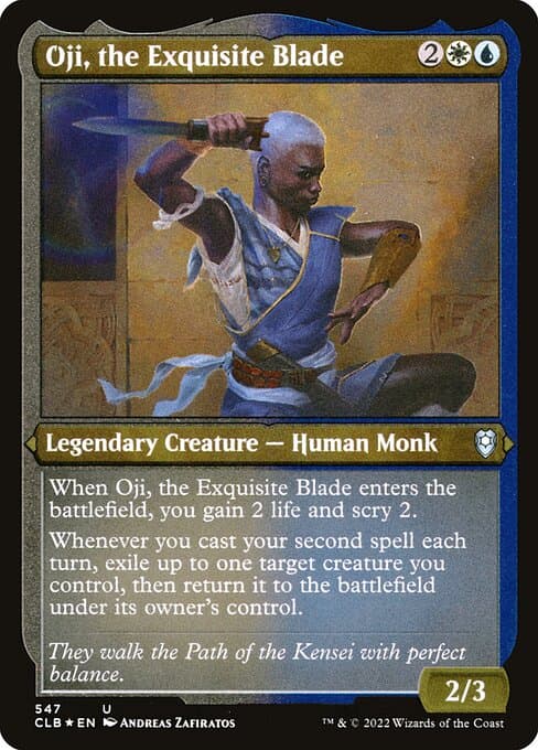 Oji, the Exquisite Blade from Commander Legends: Battle for Baldur's Gate (Uncommon)