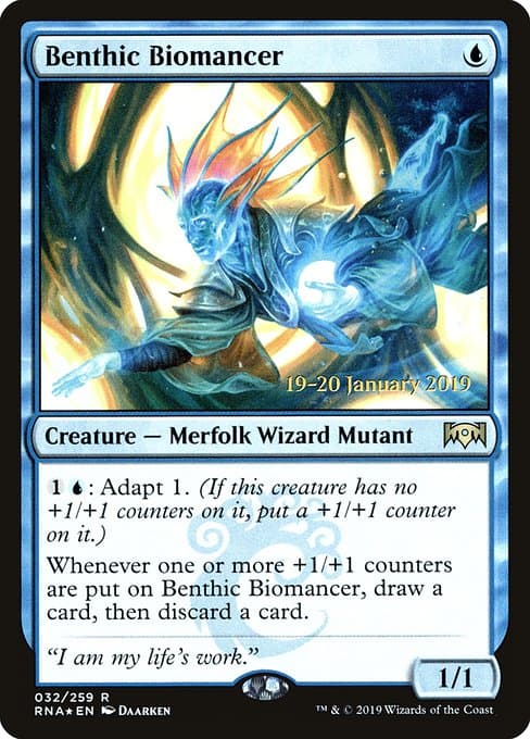 Benthic Biomancer from Ravnica Allegiance Promos (Rare)