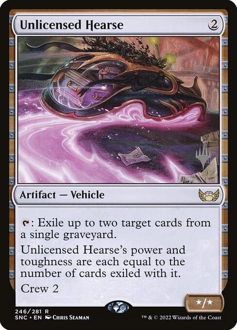Unlicensed Hearse from Streets of New Capenna Promos (Rare)