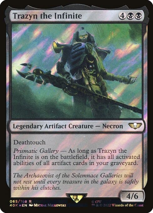 Trazyn the Infinite from Warhammer 40,000 Commander (Rare)