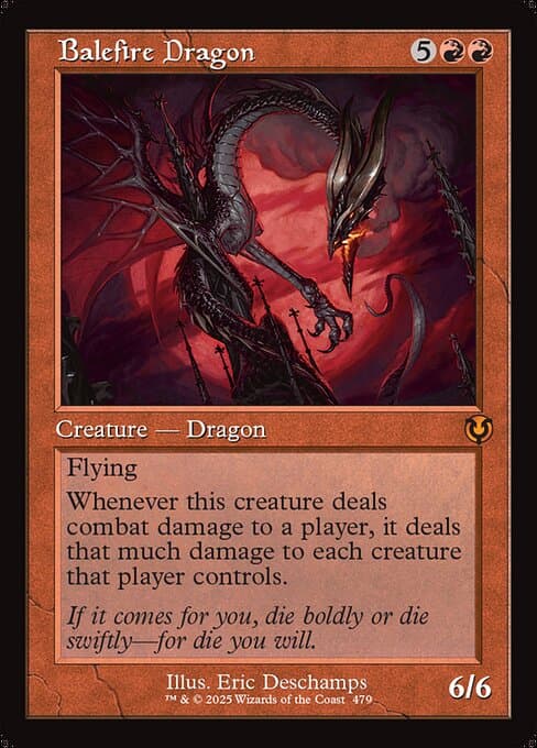 Balefire Dragon from Innistrad Remastered (Mythic)