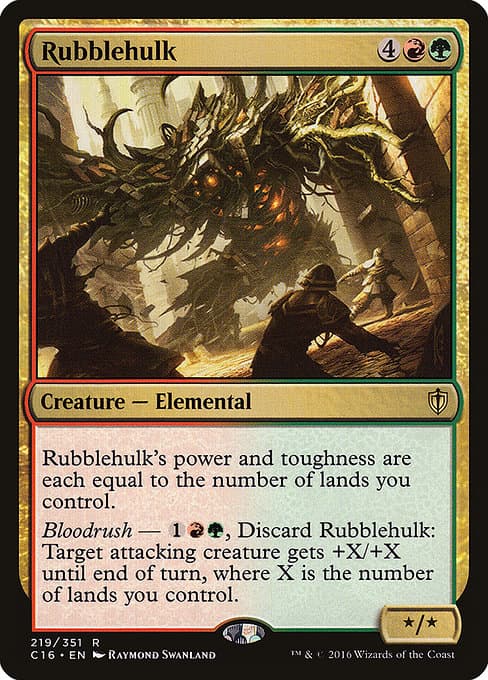 Rubblehulk from Commander 2016 (Rare)