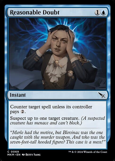 Reasonable Doubt from Murders at Karlov Manor (Common)