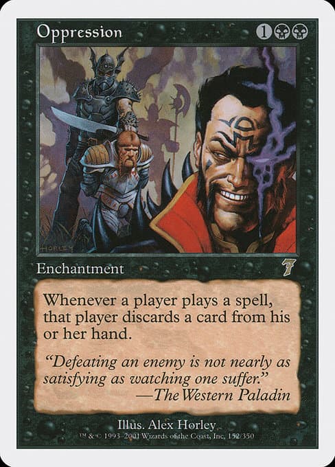 Oppression from Seventh Edition (Rare)