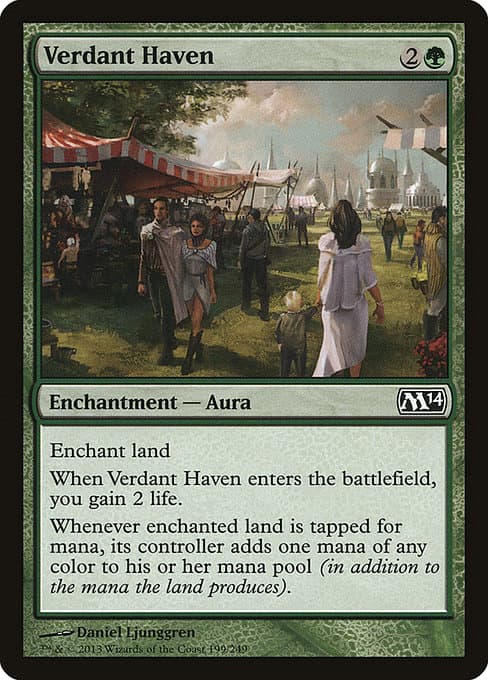 Verdant Haven from Magic 2014 (Common)