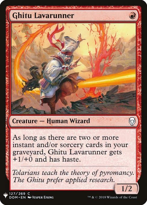 Ghitu Lavarunner from The List (Common)