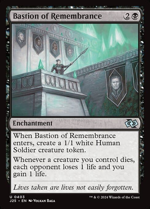 Bastion of Remembrance from Foundations Jumpstart (Uncommon)