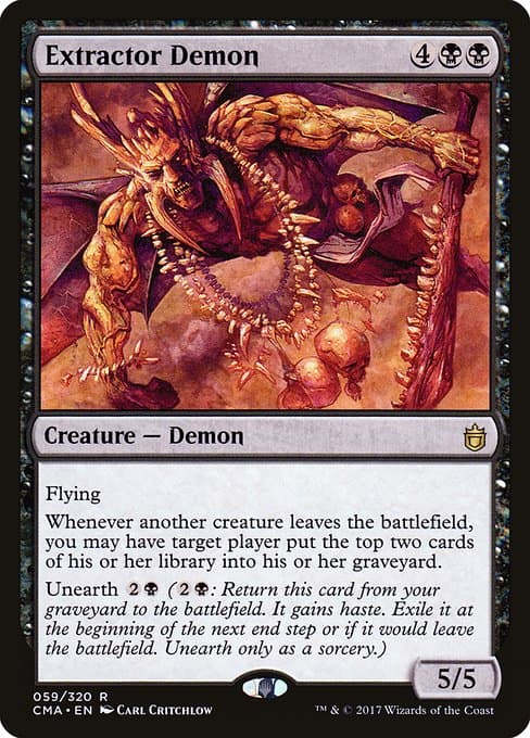 Extractor Demon from Commander Anthology (Rare)