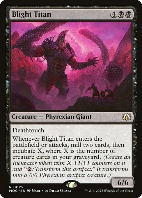 Blight Titan from March of the Machine Commander (Rare)