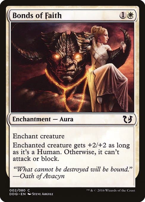 Bonds of Faith from Duel Decks: Blessed vs. Cursed (Common)