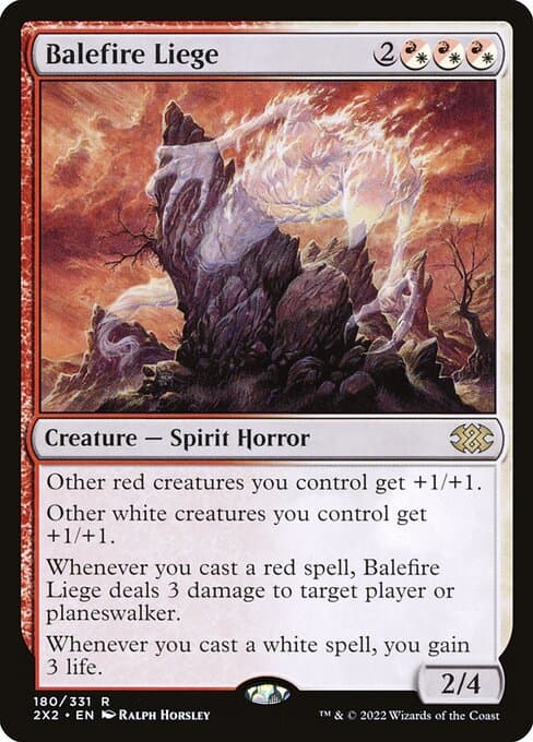 Balefire Liege from Double Masters 2022 (Rare)
