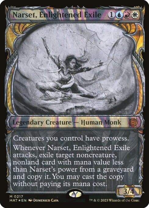 Narset, Enlightened Exile from March of the Machine: The Aftermath (Mythic)