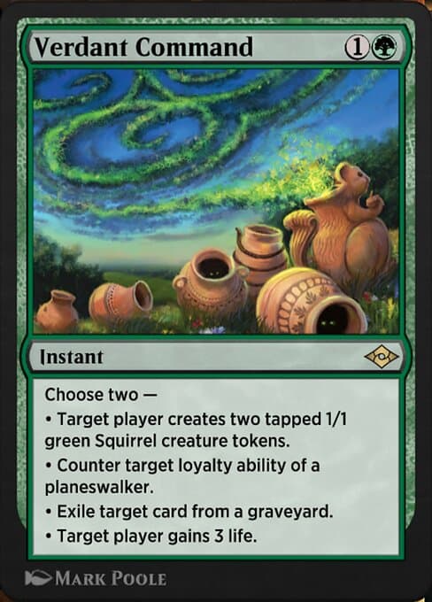 Verdant Command from Jumpstart: Historic Horizons (Rare)