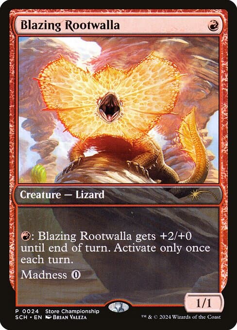 Blazing Rootwalla (Rare)