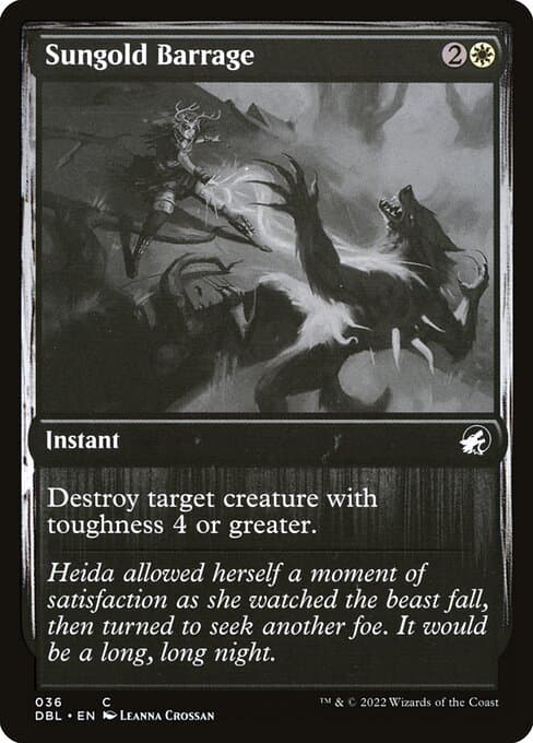 Sungold Barrage from Innistrad: Double Feature (Common)