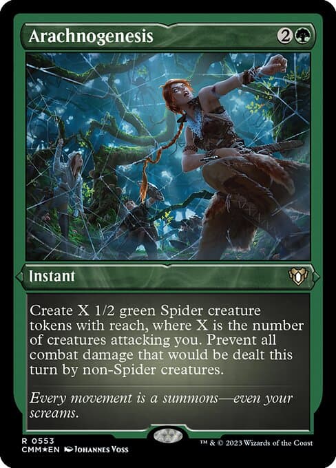 Arachnogenesis from Commander Masters (Rare)