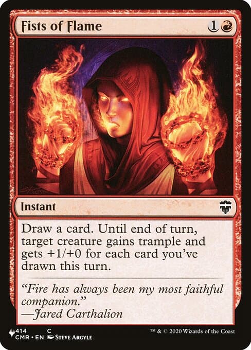 Fists of Flame from The List (Common)