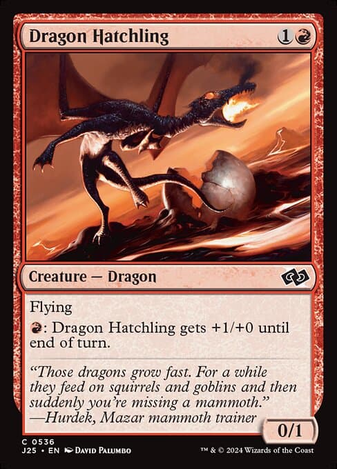 Dragon Hatchling from Foundations Jumpstart (Common)