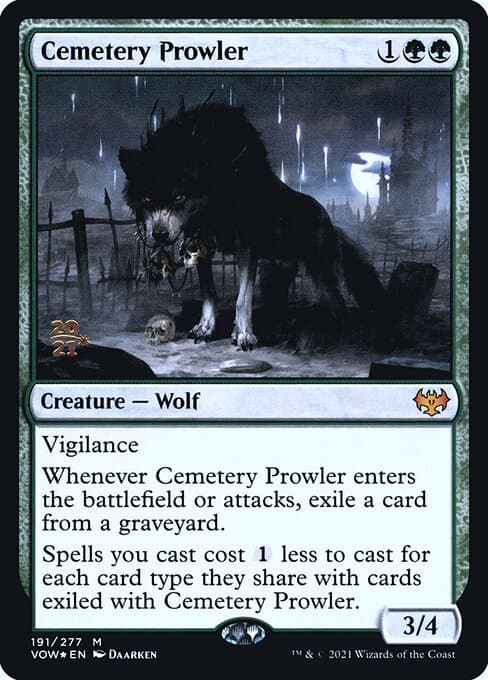 Cemetery Prowler from Innistrad: Crimson Vow Promos (Mythic)