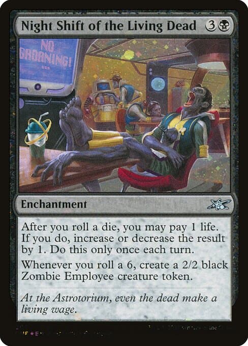 Night Shift of the Living Dead from Unfinity (Uncommon)