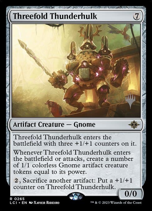 Threefold Thunderhulk from The Lost Caverns of Ixalan Promos (Rare)