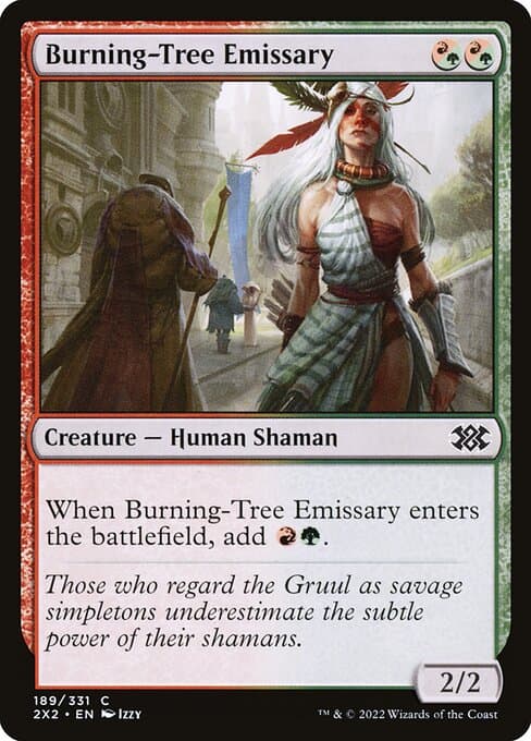Burning-Tree Emissary from Double Masters 2022 (Common)