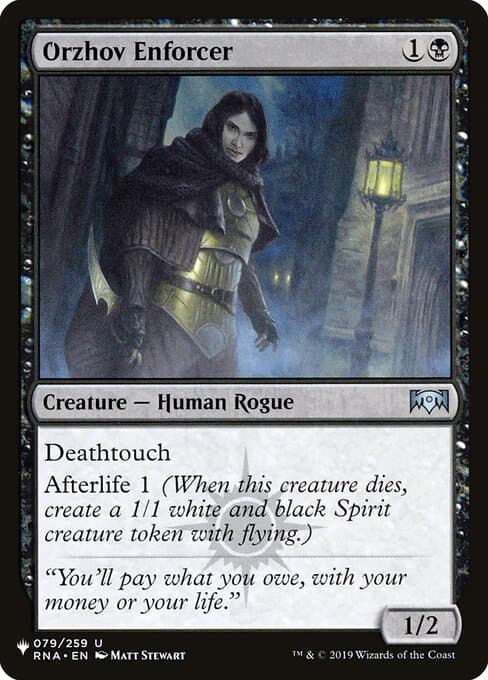 Orzhov Enforcer from The List (Uncommon)