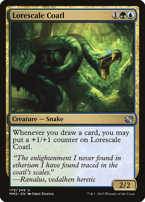 Lorescale Coatl from Modern Masters 2015 (Uncommon)