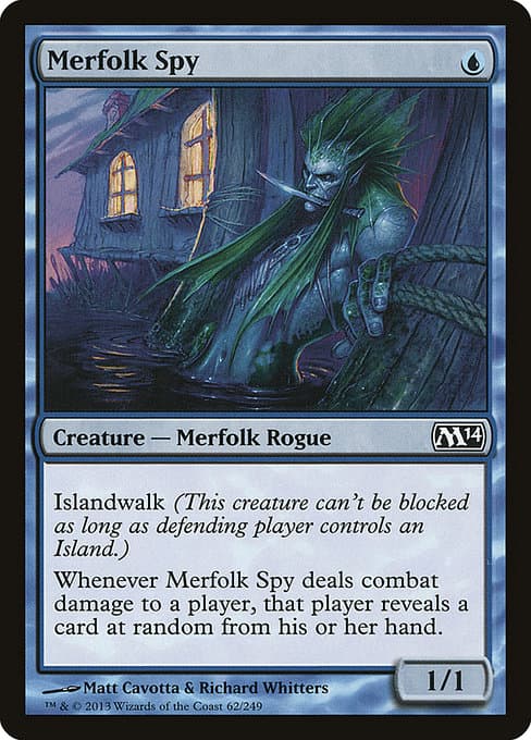 Merfolk Spy from Magic 2014 (Common)