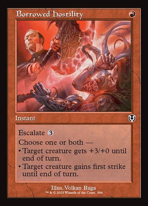 Borrowed Hostility from Innistrad Remastered (Common)