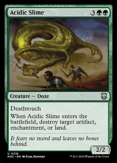 Acidic Slime from Modern Horizons 3 Commander (Uncommon)