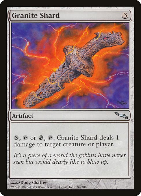 Granite Shard from Mirrodin (Uncommon)