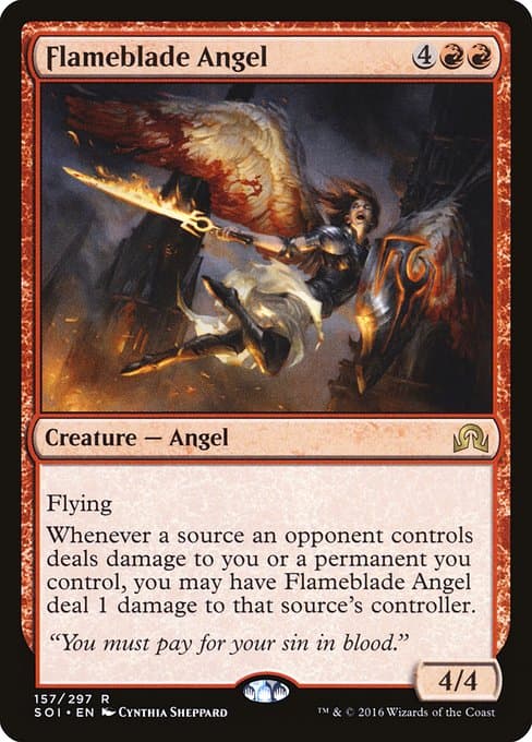 Flameblade Angel from Shadows over Innistrad (Rare)