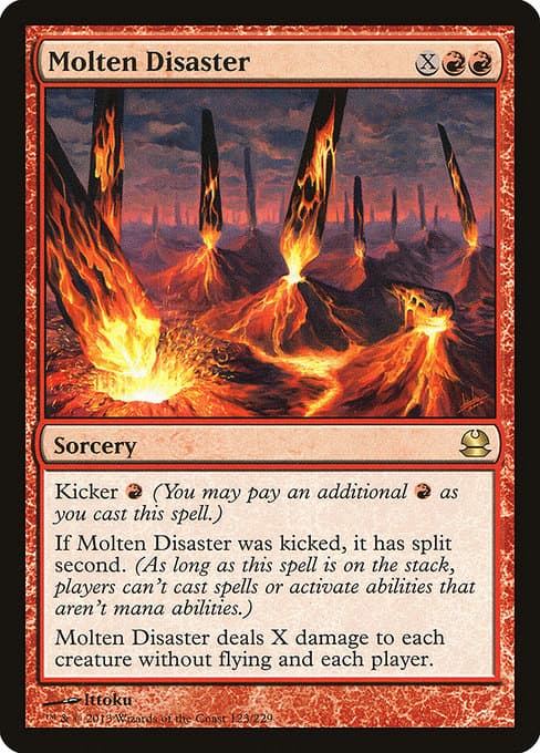 Molten Disaster from Modern Masters (Rare)