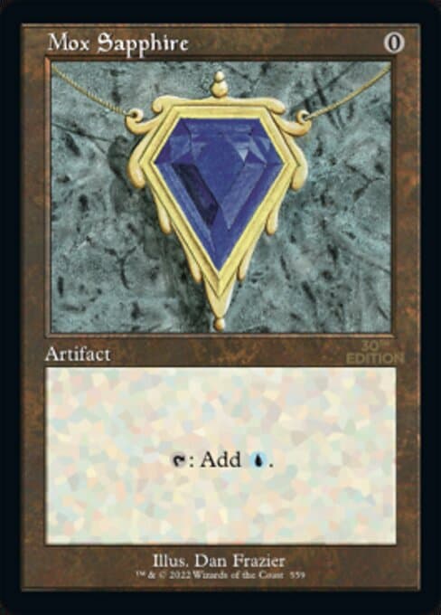 Mox Sapphire from 30th Anniversary Edition (Rare)