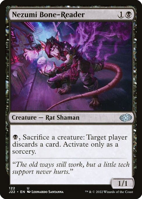 Nezumi Bone-Reader from Jumpstart 2022 (Uncommon)