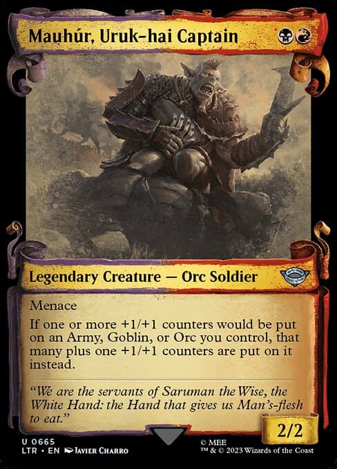 Mauhúr, Uruk-hai Captain from The Lord of the Rings: Tales of Middle-earth (Uncommon)